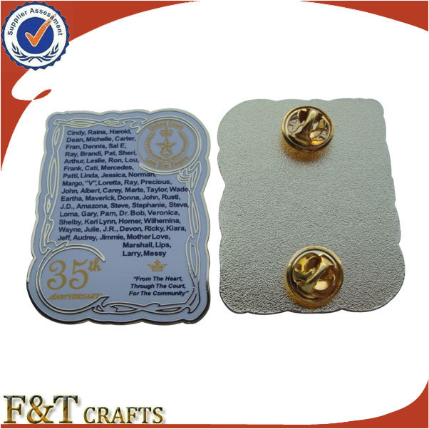 China Factory Custom Metal Pin Badge with Your Own Design (FTBG1451A)