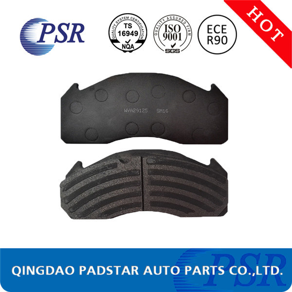 High Performance &Damped Coating Truck Brake Pad for Mercedes-Benz