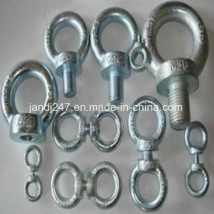 Galvanized Zinc DIN580 M16 Eye Bolt Screw Ring-Pull Guangzhou