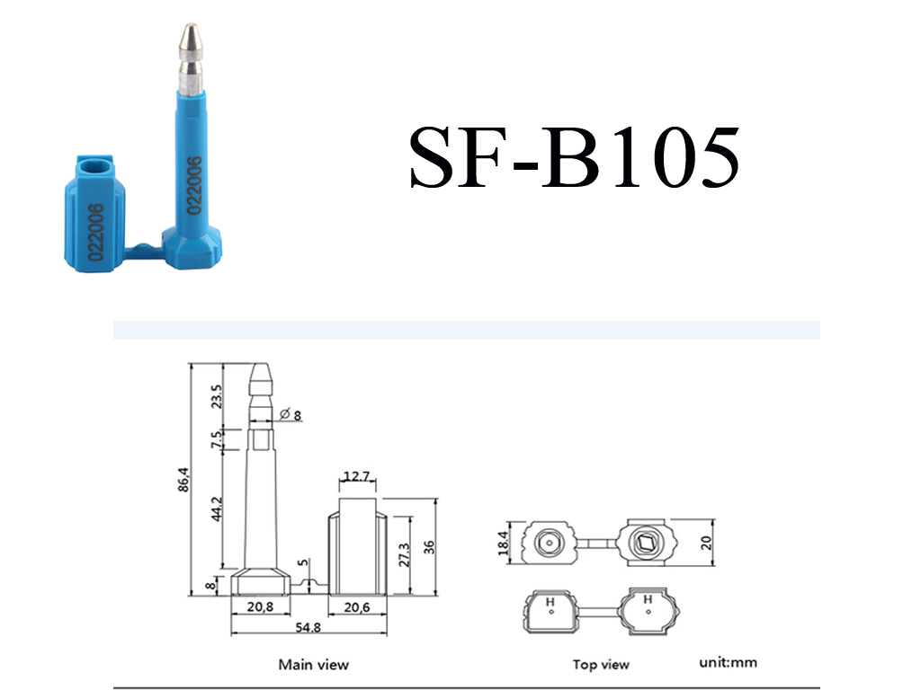 ISO Tamper Proof Container Door Lock Seal for Cargo Shipping