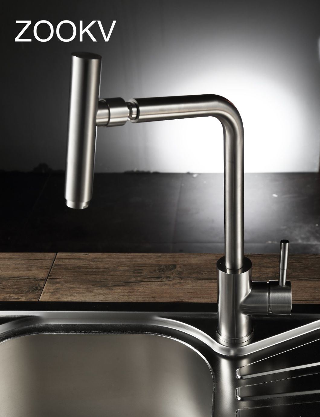 Universal Head Stainless Steel Kitchen Tap Sink Faucet