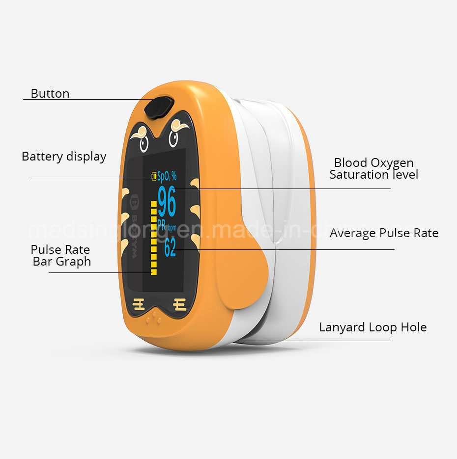 Kids Fingertip Pulse Oximeter for Sale Mslxy11