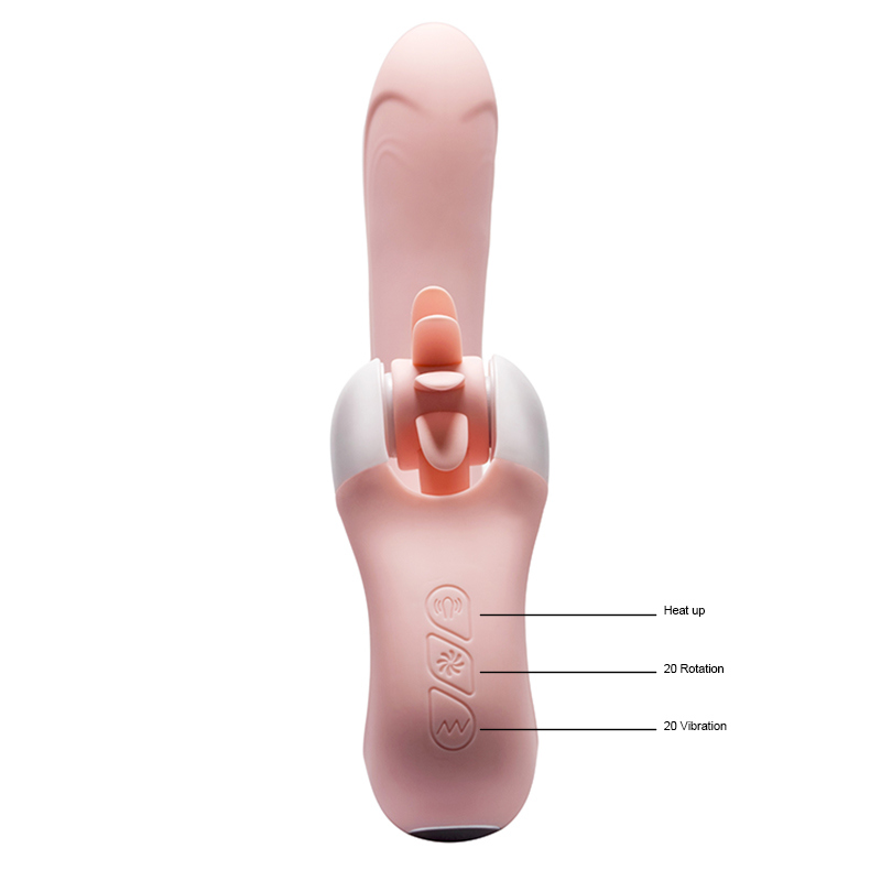 New Novelty Windmill Rotation Sex Heated Clitoris Pussy Massage Vibrator