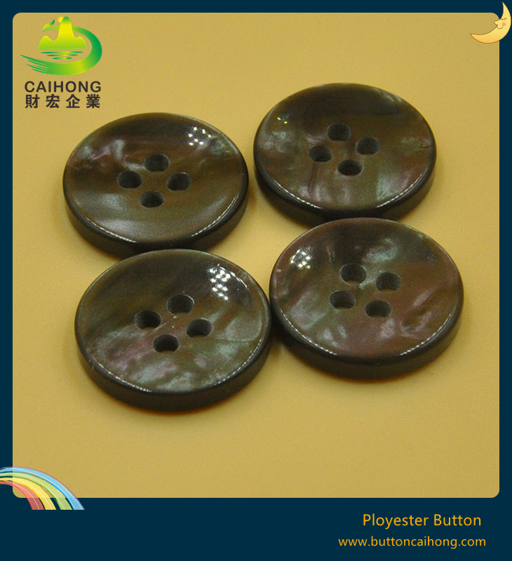 Shinny Paint Resin Sewing Button for Clothing Garment