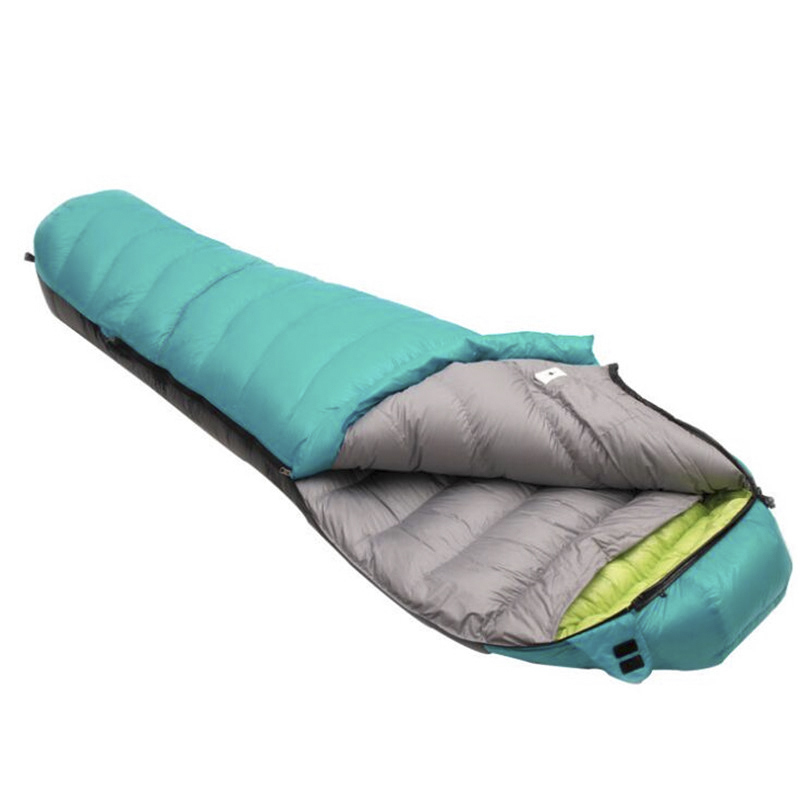 Camping Duck Down Adult Mummy Waterproof Sleeping Bag