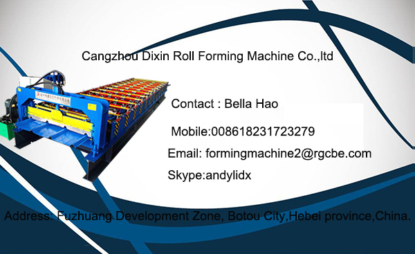 900 Portable Metal Roofing Roll Forming Machine