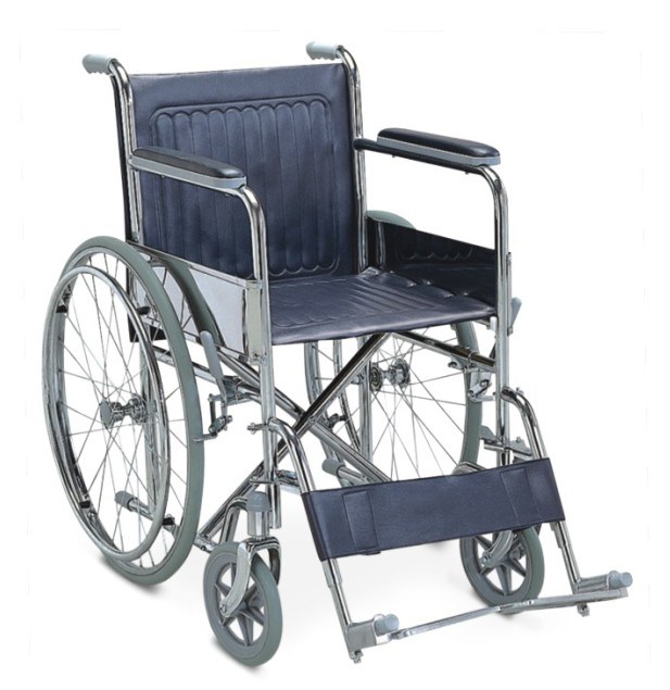 Hospital Chromed Steel Wheelchairs