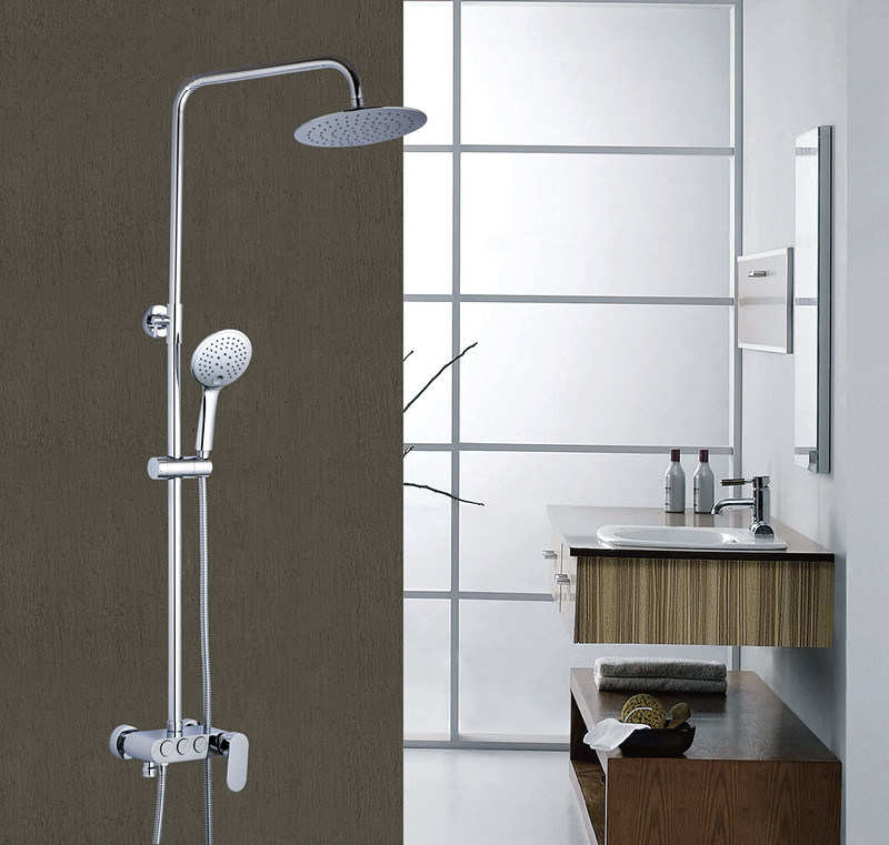 Antique Fashionable Luxury Modern Bathroom Brass Golden Shower Faucet