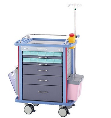 Hf-45-1 Hot Selling New Arrival Mobile Medicine Trolley for Hospital Equipment