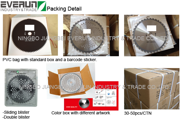 40T Brush Cutter TCT Carbide Disc Saw Blade