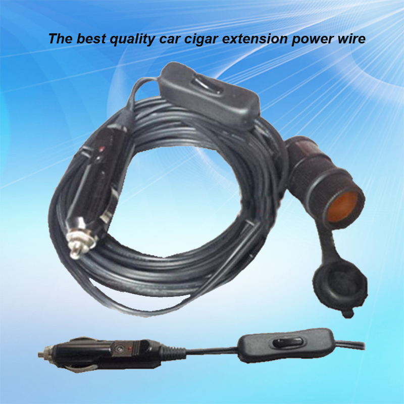 12V/24V Auto Cigarette Lighter Adapter with Waterproof Cap