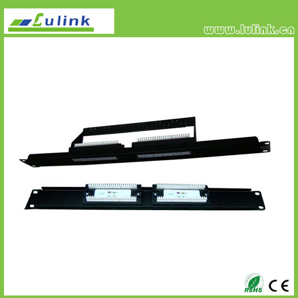 Bar Double Use End Cat5e UTP 24 Port Patch Panel