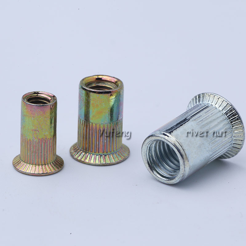 Countersunk Head Round/Knurled Body Rivet Nut