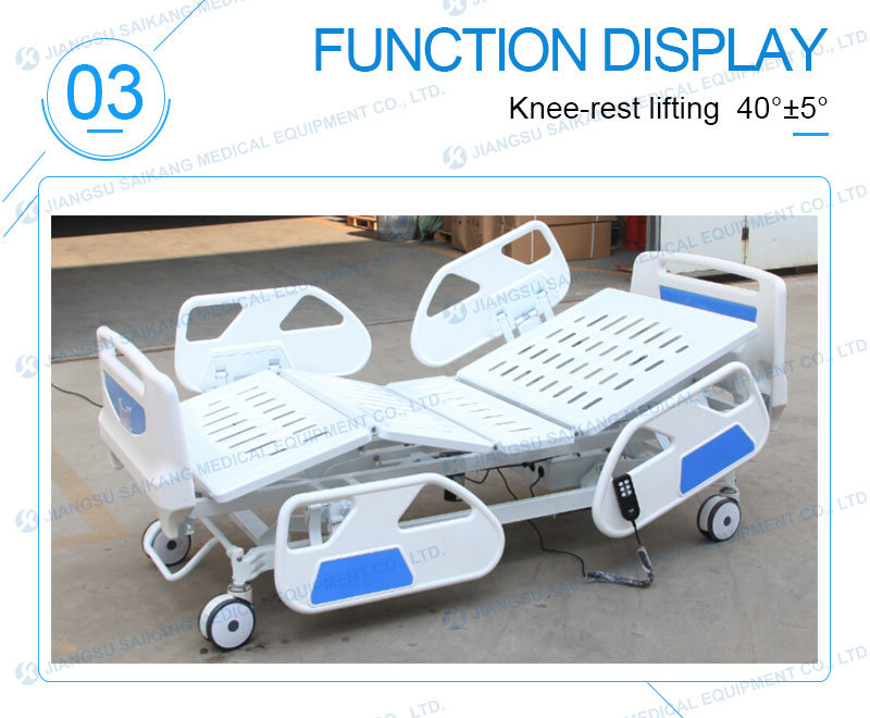 Sk002-8 Electric Five Function Hospital ICU Bed