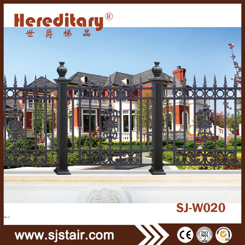 Ornamental Anti-Rust Aluminum Metal Security Garden Fence Villa Fence