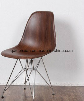 Mustang Plastic Dining Chair Contracted Cafe Leisure Chair Leg Electroplating (M-X3251)