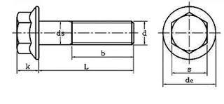 DIN6921 Hexagon Flange Bolt in CNC Precision High Quality