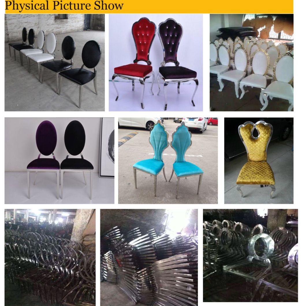 2018 Modern New Design Stainless Steel Chair Wire Chair Dining Chair
