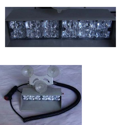 12 LED Dual Module Windshield Light -Suction Cup Mount (LED-A16L2)