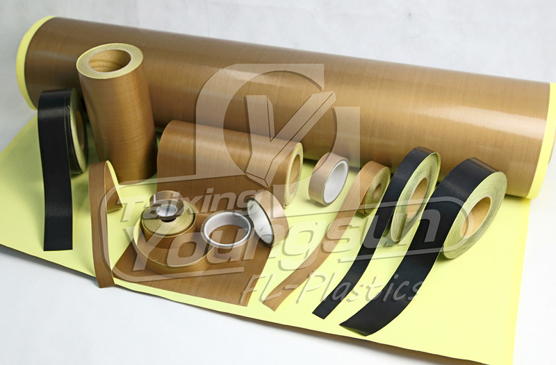 PTFE Coated Fiberglass Adhesive Tape (YS-7008)