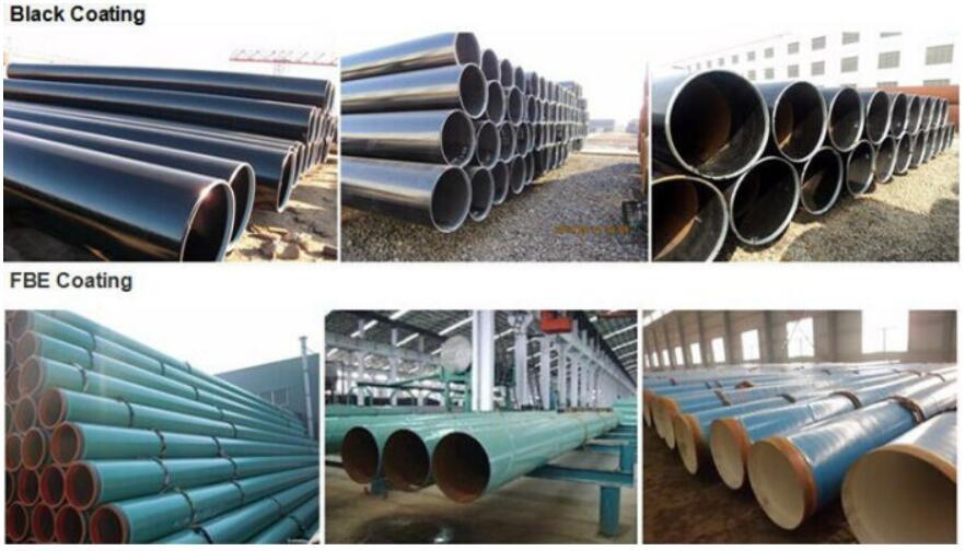 API 5L 3PE Fbe Coating LSAW Spiral Steel Pipe