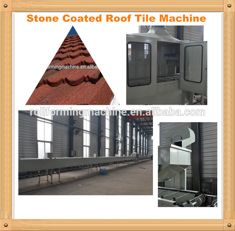 Zdstone100 Stone Coated Roof Tile Making Machine