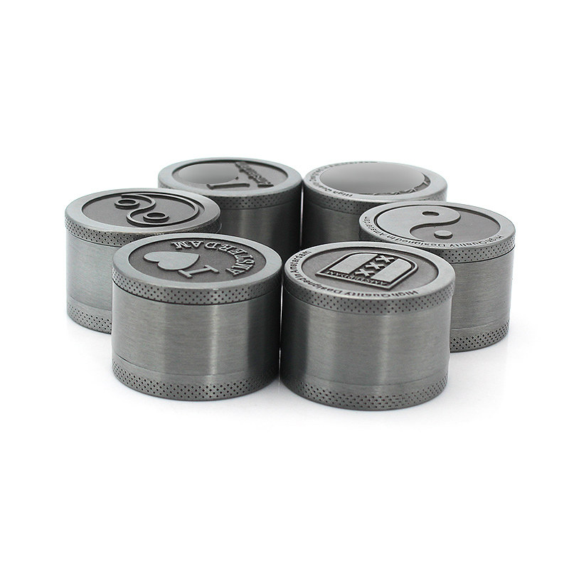 42mm Silver 4layers Zinc Alloy Herb Grinder