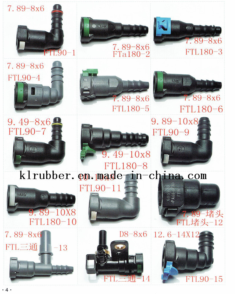 Female Plastic Fuel Quick Coupling for Fuel Hose