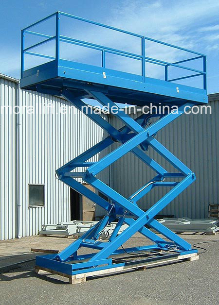 Hydraulic Scissor Car Lifting Equipment with CE fro Sale