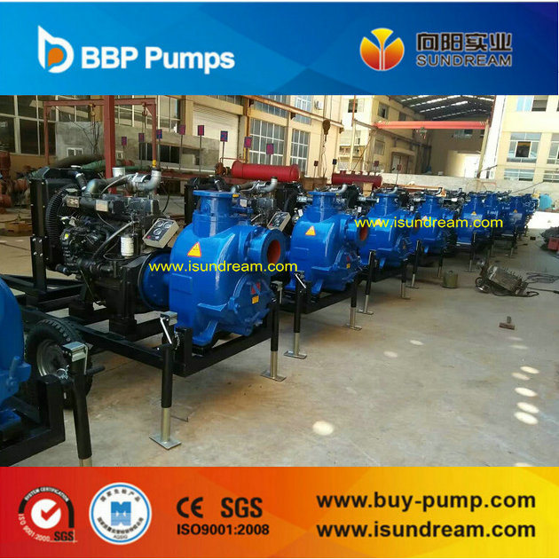 Diesel Engine and Electric Self Priming Centrifugal Sewage Water Pump