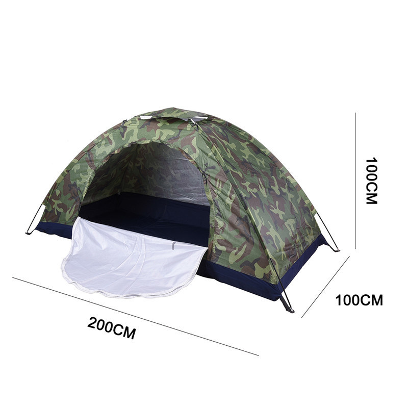 Outdoor Ultralight Camouflage Fishing Tents Portable Single Military Camping Tent