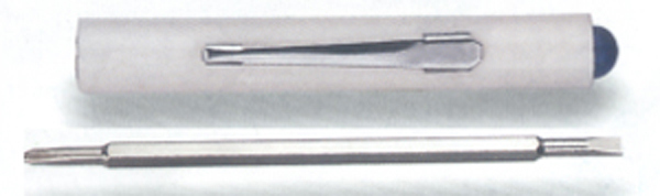 2-Way Screwdriver Carbon Steel Hexagonal Blade Plastic Handle Magnetic Tip Fully Hardened Mf0618