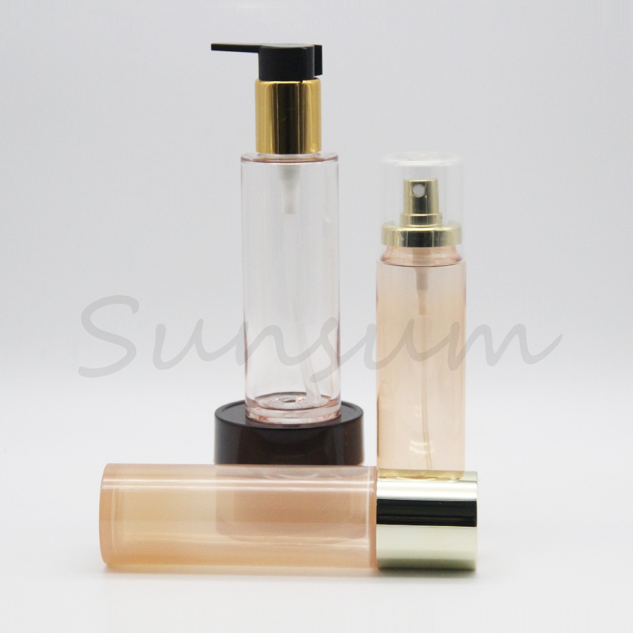 Transparent Spray Toner Lotion Bottle for Personal Care Products