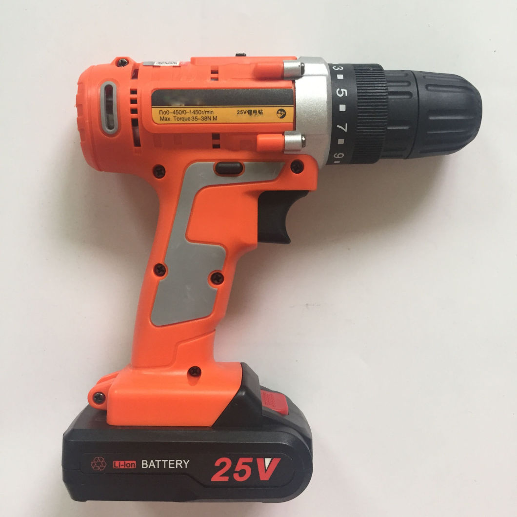 Motor 14.4V/18V Rechargeable Performer Battery Electric Drill Cordless Portable Drill 18V with LED Light Lithium Battery