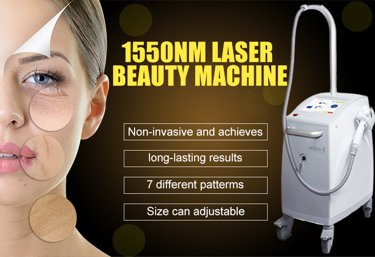 Beauty Appliance 1550nm Laser Wrinkle Removal Pigmentation Removal Machine