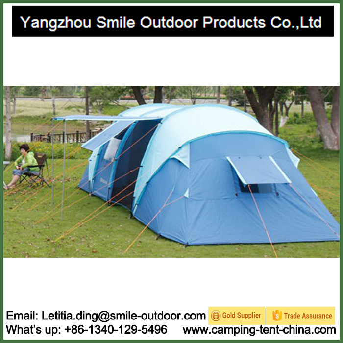 Wind up Tunnel Shaped Outdoor Custom Camping Family Tent