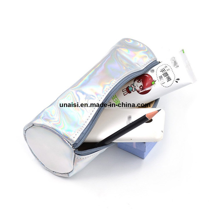 Hologram Laser PU Leather Pen Toiletry Makeup Cosmetic Bag