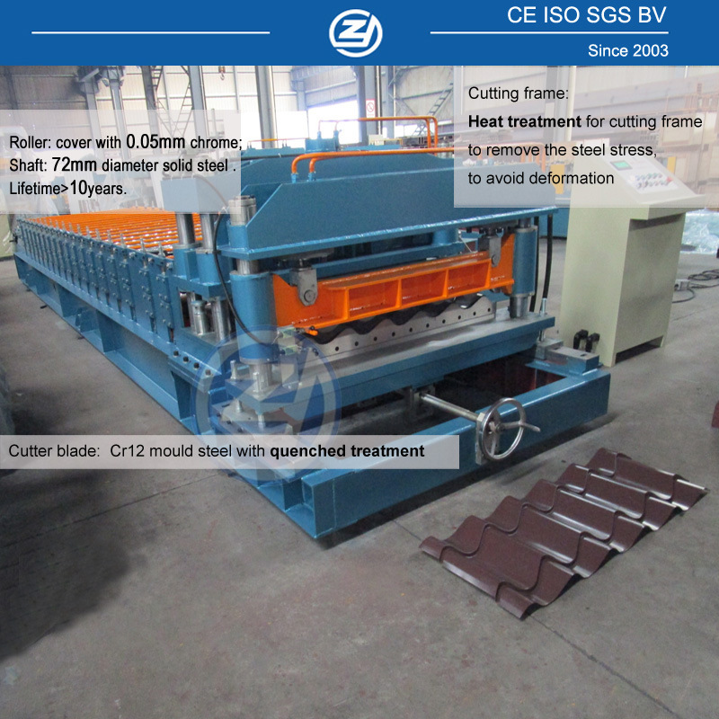 Glazed Roof Tile Roll Forming Machine