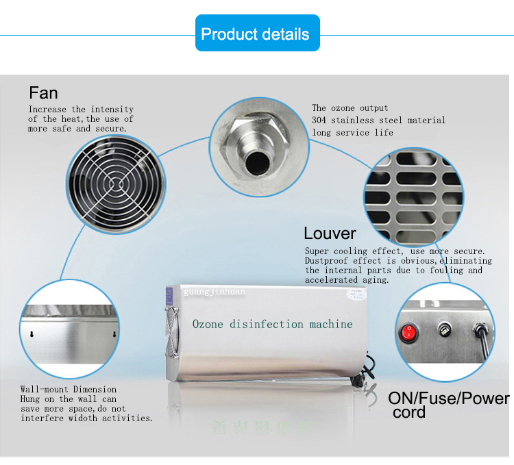 Wall Mounted Air Purifier Ozonator/ Ozone Air Sterilizer/Disinfector