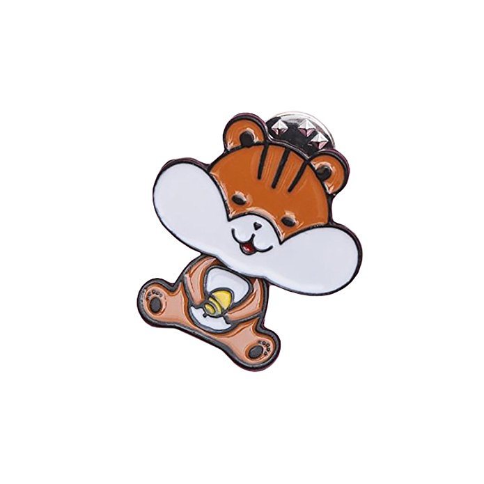 Wholesale Custom Metal Soft Enamel Cute Otter Shape Lapel Pins