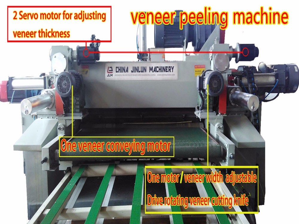 Curitiba Wood Pine Veneer Rotary Lathe in Brazil