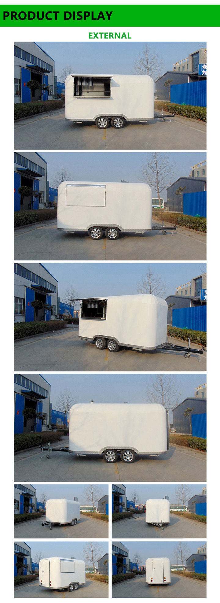 Multi-Fuctional Electrical Food Van with Hot Sales