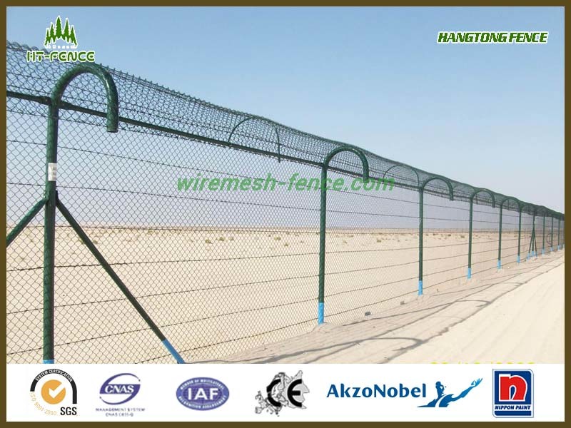 PVC Coating Security Chain Link Fence