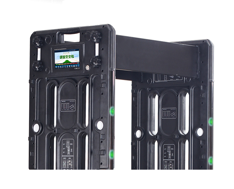 Low MOQ Manufacturer Portable Walking Through Door Frame Metal Expanding Security Gate Detectors Walk