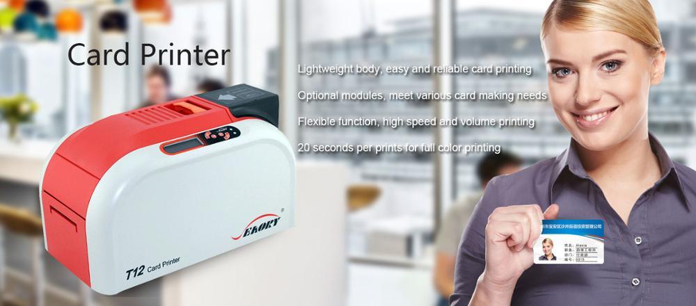 Dual-Sided RFID Card Printer and Plastic Card Printing Machine