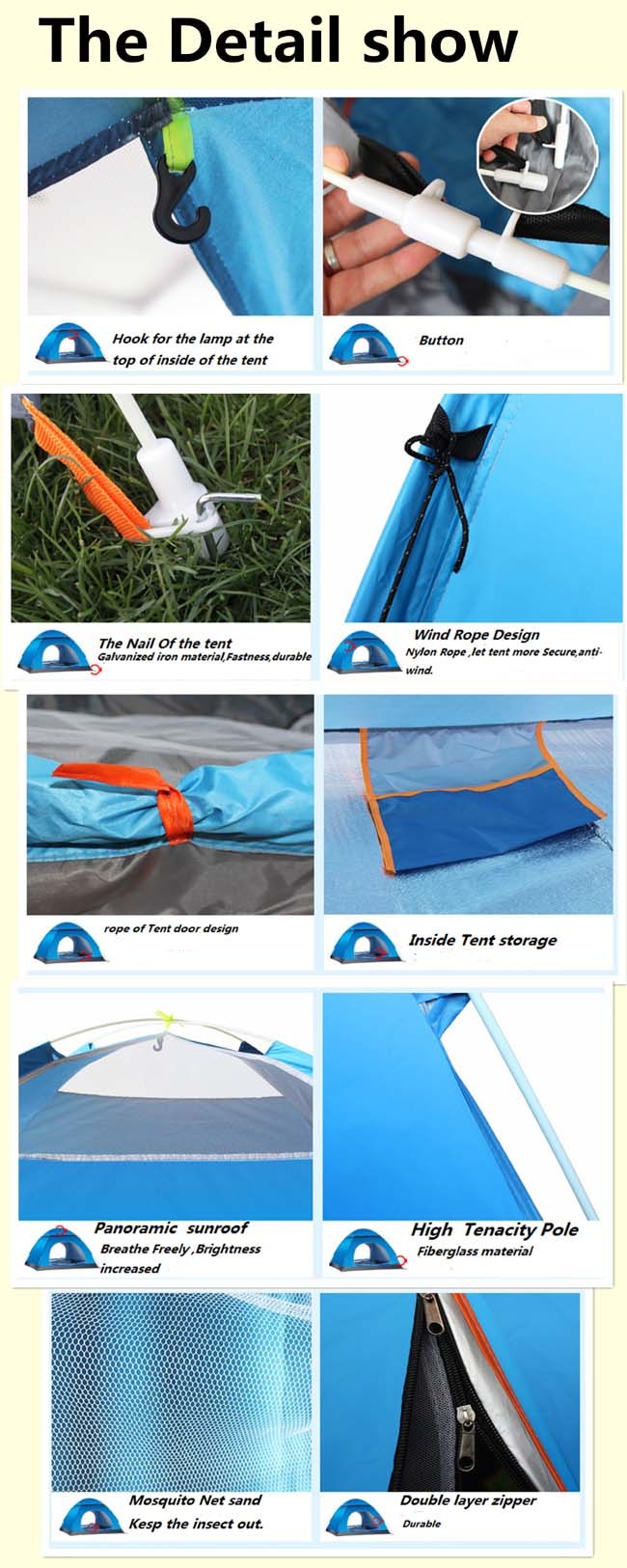 New Design Camping Family Tent Outdoor Tent for Camping