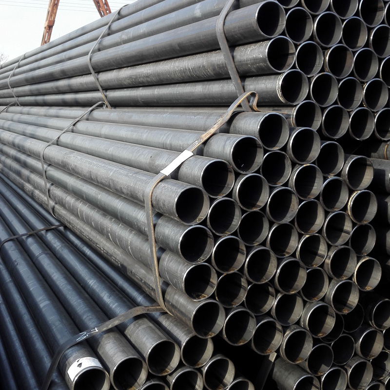 Black Painted ERW Ms Welded Hollow Section Steel Pipe
