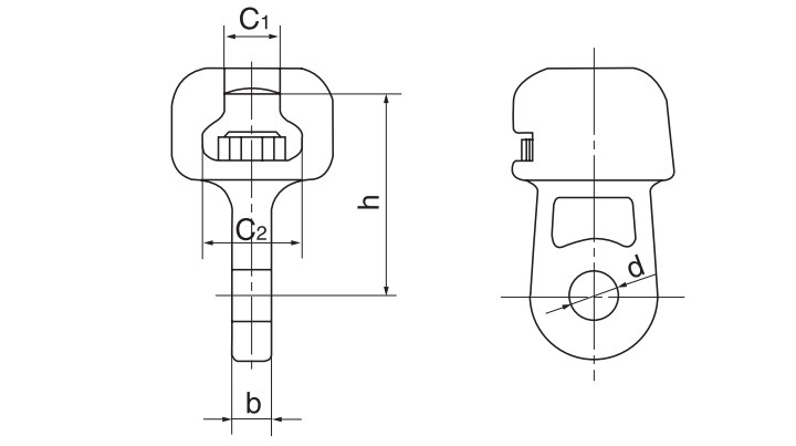 Hot-DIP Galvanized Casting Steel Link Insulator Fitting Socket Tongue and Clevis