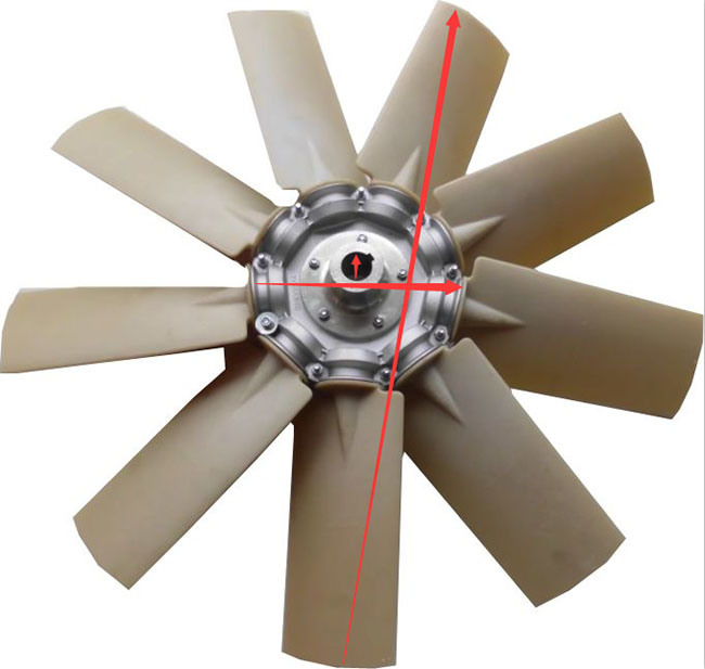 Air Compressor Replacement 1613745400 Fan Blade Assenbly