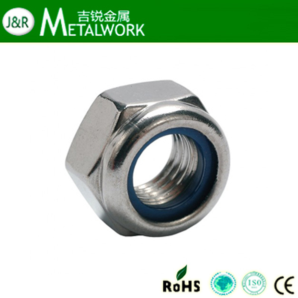 Stainless Steel 304 / 316 Hex / Hexagon Nylon Lock Nut (DIN985)